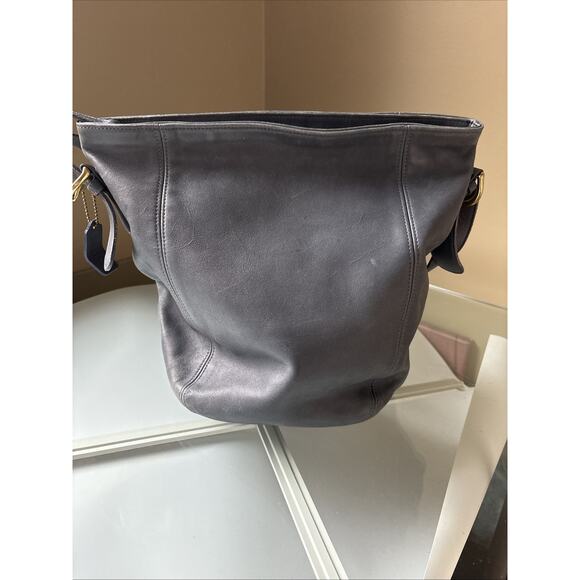 Vintage Coach Monterey Hobo Leather Bag Blue - Picture 1 of 16